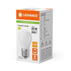 Světelný zdroj LED CLASSIC P DIM P 1.8W 827 Frosted E27 LEDVANCE 4099854439087