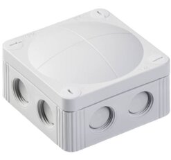 Krabice rozvodná COMBI 308 PP LGY /víko-RD RAL3000 IP66/67 WISKA 10060480