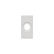 Kryt K45 prázdný s otvorem d14mm 45×22,5mm čistě bílá K103/9