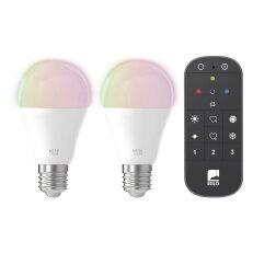 Světelný zdroj SET 2XLM-ZIG-RGB/CCT E27 A60 11W OPAL+FB EGLO 110399
