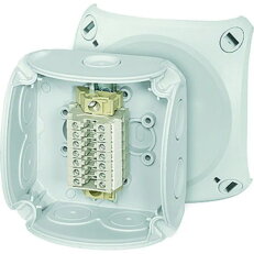 Kabelová rozvodka 1,5-2,5 mm2, 7 řadových svorek WKM HENSEL RK 0207 T