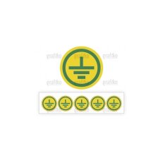 Uzemnění proužek 5-ti ks ZEL/ŽL, pr. 20