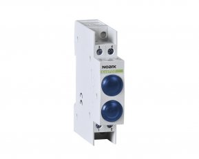 Světelné návěstí NOARK 102514 EX9PD2BB 6,3V AC/DC 1 modrá LED a 1 modrá LED