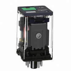 Schneider RUMC32F7 Univerzální 3P pin, 10 A, 120 V AC s LED a test. tl.