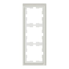 Rámeček Merten D-Life sklo trojnásobný, Crystal white, Sklo MEG4030-6520