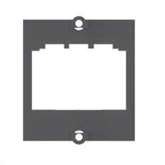 Bachman 917.006 Rámeček pro 1xBTR E-DAT CAT6, černý