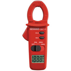 Klešťový multimetr AC 10mA-400A, rozevření čelistí 30mm, CAT III 600V CM 1-1