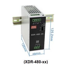 Napájecí zdroj na DIN 480W 36V MEAN WELL XDR-480-36