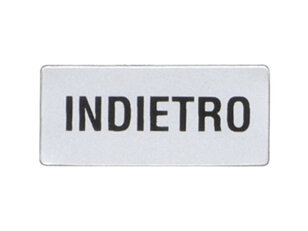 Lovato LPXAI228 Štítek ''INDIETRO''