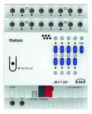 Žaluziový aktor JM 4 T 24V KNX 4násobný,