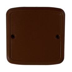 VÍČKO LIŠTOVÉ KRABICE LK 80X28 T, konfigurace I2, barva tmavě hnědá
