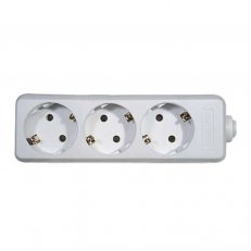 Samostatné 3 zásuvky SCHUKO Emos P0320