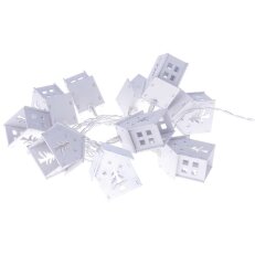 10LED XMAS HOUSE GAR. 2AA T WW