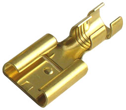 MO 6-91 Mosazná objímka, průřez 4,0-6,0mm2 / 9,5x1,2mm předrolovaná