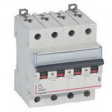 DX3 JISTIČ, 4 PÓLOVÝ, CHAR. C,3A 10000A/16KA LEGRAND 409331