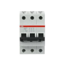 S203M-B10 3 fázový jistič 10 A char. B 10kA ABB 2CDS273001R0105