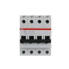 S204M-C32 4 fázový jistič 32 A char. C 10kA ABB 2CDS274001R0324