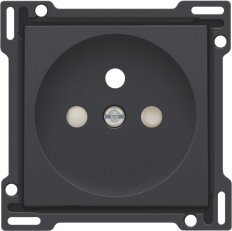 Kryt zásuvky 28,5mm s dětskou pojistkou-ANTHRACITE NIKO 122-66601