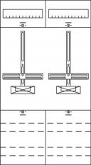 2ZF21 -modul pro 2 elektroměry