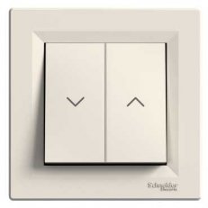 Schneider EPH1300523 Žaluziový ovládač spínač, krémová, bezšroubový