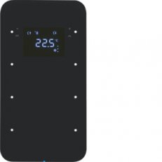 Dotykový sensor 3-násobný s termostatem R.1 sklo, černá BERKER 75643065