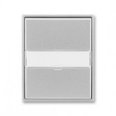 ABB Time 3558E-A00610 08H Kryt spínače jed.,s popis.polem,s čirým průzorem