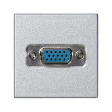 Kryt K45 VGA (D-SUB 15) 45×45mm hliník KONTAKT SIMON K100B/8