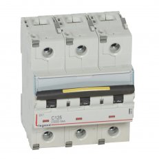 DX3 JISTIČ, 3 PÓLOVÝ, CHAR. C,125A 10000A/16KA LEGRAND 409282