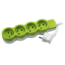 Legrand 050206 PRODLUŽOVACÍ PŘÍVOD OD 4X2P+T,1,5M ZEL.