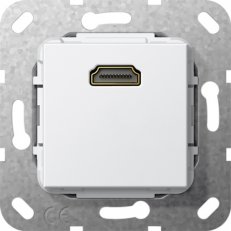 HDMI krátký kabel vložka čistě bílá GIRA 567003