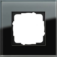 Krycí rámeček 1x Esprit Sklo černé GIRA 021105