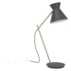 Stolní svítidlo AMEZAGA 1xE27 černá/mosaz 10W IP20 EGLO 98864
