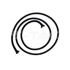 Fabric Rope 2x0.75 mm Black,
