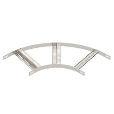 OBO SLZB L 90 300 A4 Oblouk 90° pro kabelový žebřík SL B306mm Nerez