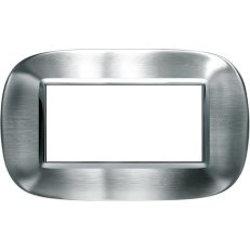 Legrand HB4804AXS BTAX RÁMEČEK 4M OCEL AL.BROUŠ.