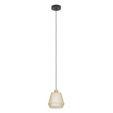 Závěsné svítidlo CIUDADELA E27 černá/kartáčovaná mosaz 1X40W EGLO 900896