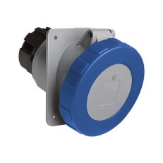 Zásuvka vestavná šikmá 3p. 63 A IP67 6 h šedá-modrá 263RAU6W ABB 2CMA167442R1000