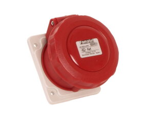 Vestavná zásuvka IP67/400V/16A/4P 6h, přímá - SpeedPRO FAMATEL 24370