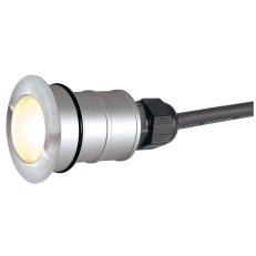 POWER TRAIL-LITE round, nerezová ocel 316, 1W LED, 3000 K, IP 67 SLV 228332