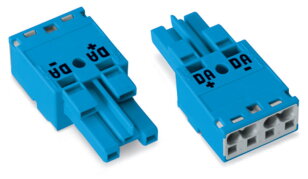 Zdířka 2pól. Kód. I modrá WAGO 770-1102