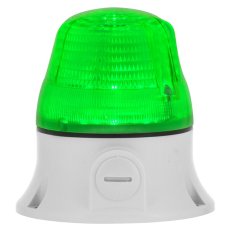 Svítidlo zábleskové MICROLAMP X 12/24V ACDC IP54 M16 zelená světle šedá 64115