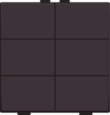 NHC 6násobný ovladač -DARK BROWN NIKO 124-51006
