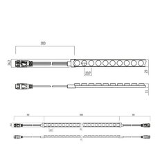 XFLEX WALLWASHER LED STRIP 20W/m reel=5m