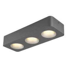 HANGARAU LED reflektor, hliník šedý tmav