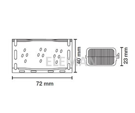 Gelová spojka SHARK 315 se svork. 3x (0 5÷1,5mm2-laněné vodiče) 1kV 1005459