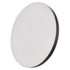 LED přisazené svítidlo DIONI kruhové, černé, 32W, se změnou CCT EMOS ZM7155