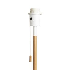 KEITH stolní podstavec s USB bílá buk 230V E27 40W RENDL R13639