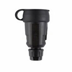 Zásuvka spojovací elamidová 3x2,5mm2 s víčkem černá IP44 (1579202) ABL 100000091