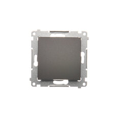 Přepínač křížový, řazení 7, 10AX, 250V~, hnědá matná metalizované DW7.01/X/46