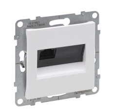 SUNO BÍLÁ DATOVÁ ZÁSUVKA 1X RJ45 CAT.5E UTP NESTÍNĚNNÁ LINKEO C LEGRAND 72C5UB1